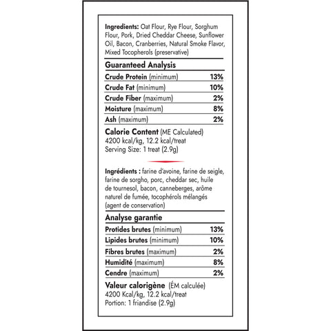 Snacks Bacon & Cheese