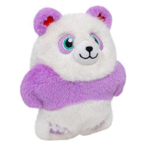 Valentines Snuzzles, Panda, Purple & White